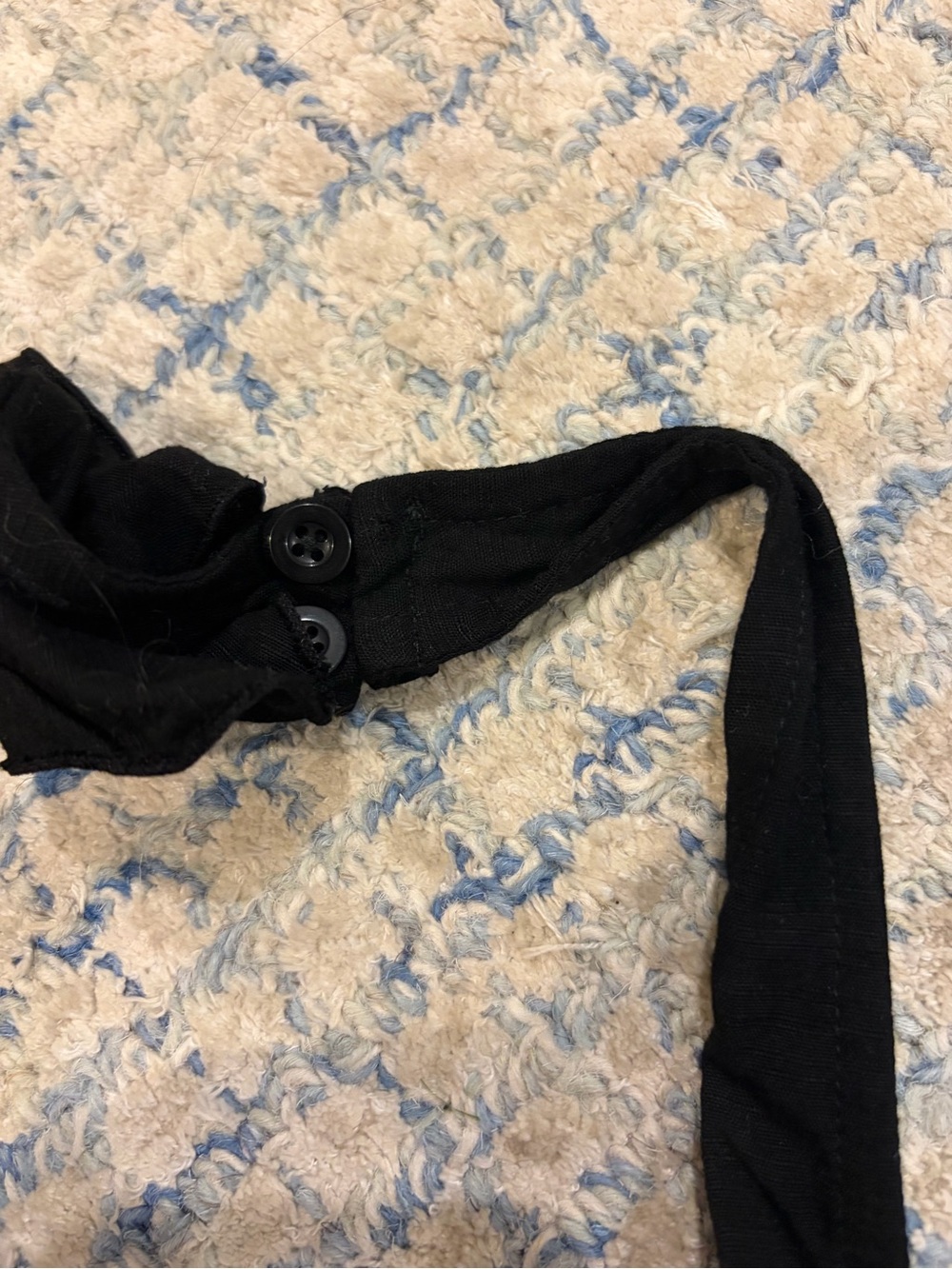 Motel Rocks Black Halter Ruffle Top - Picture 4 of 7